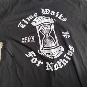 Born Scum Shirt Lot of 5 Black XL Shirts Biker Style Biker Shirts Like new